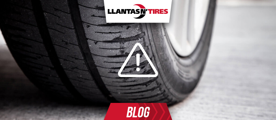 ¿Por qué es peligroso conducir con llantas desgastadas?